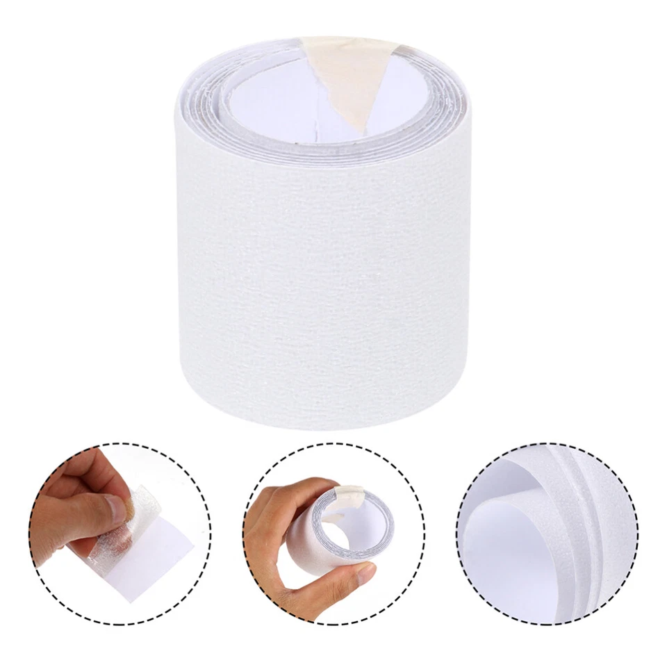 1 Roll Rubber Traction Tapes Clear Stair Treads Transparent Grip Tape for Stairs - Image 2 of 4