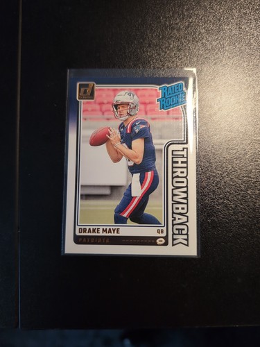 2024 Panini Donruss - Rated Rookies Throwbacks #49 Drake Maye (RC)