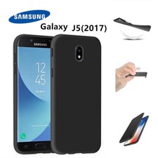 Cover Morbida Custodia Silicone Tpu Nera Opaca pre Samsung Galaxy J5 (2017)