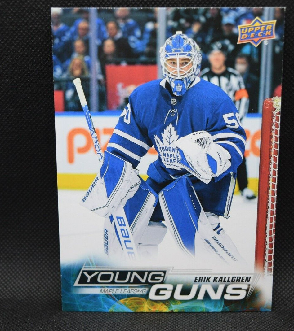 Erik Kallgren #208 - 2022-23 Upper Deck Young Guns Rookie - Jumbo