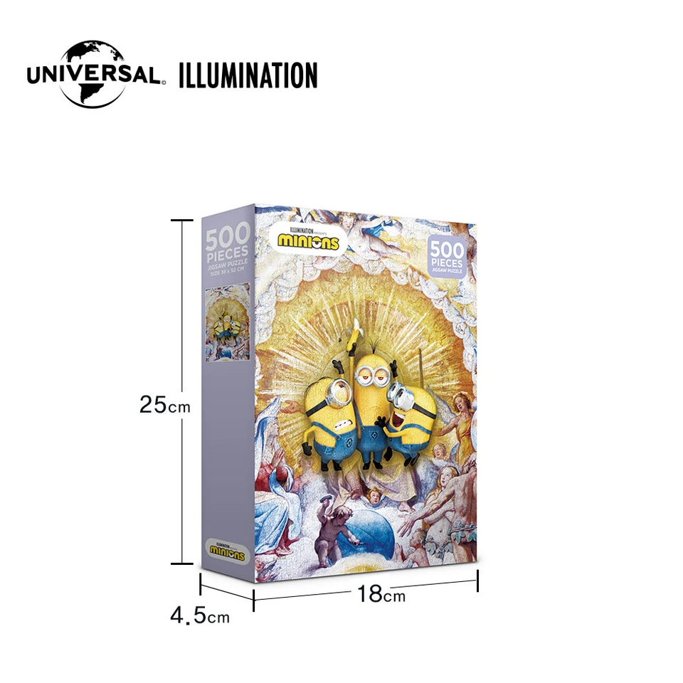 Rompecabezas Minions 500 Piezas para Adultos Niños Aprendiendo Educación - CREACIÓN Foto 3 de 4