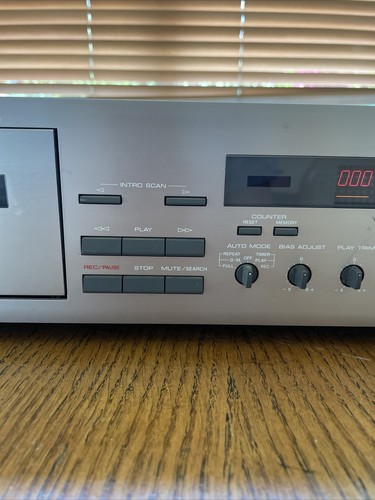 Cubierta de casete estéreo Yamaha Kx-330, para piezas - Imagen 2 de 8