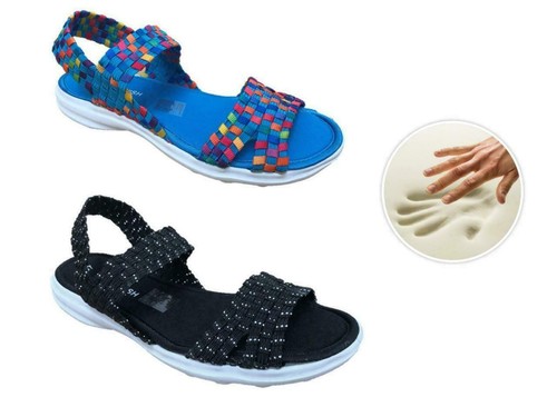 memory foam ladies sandals