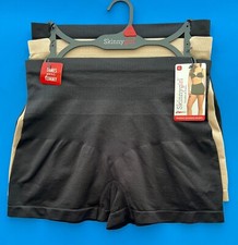 Skinnygirl 3 pairs SG7063 Size XL Shapers Smoothers Seamless Shaping Shorts
