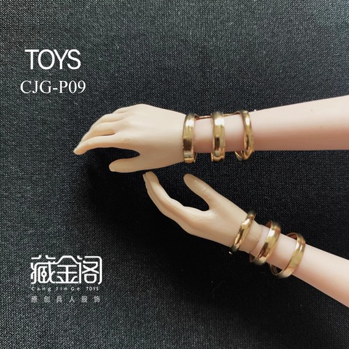 1/6 Scale Female Gold Silver Bracelet Fits 12" Ph Tbl Action Figure Body Toys - Picture 14 of 14