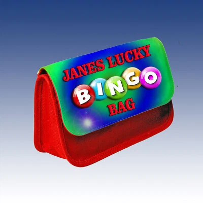 Personalisiertes Bingo Pen Dabber Federmäppchen Tasche tolles Weihnachtsgeschenk Geburtstag