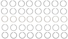 Enginetech M42528 | Premium Piston Rings for 01-07 GM/Chevrolet 8.1L/496 V8