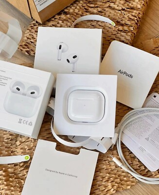 Apple AirPods 3rd Generation Wireless In-Ear Headset - White for sale online | eBay Apple AirPods 3rd Generation Wireless In-Ear Headset - White for sale online | eBay