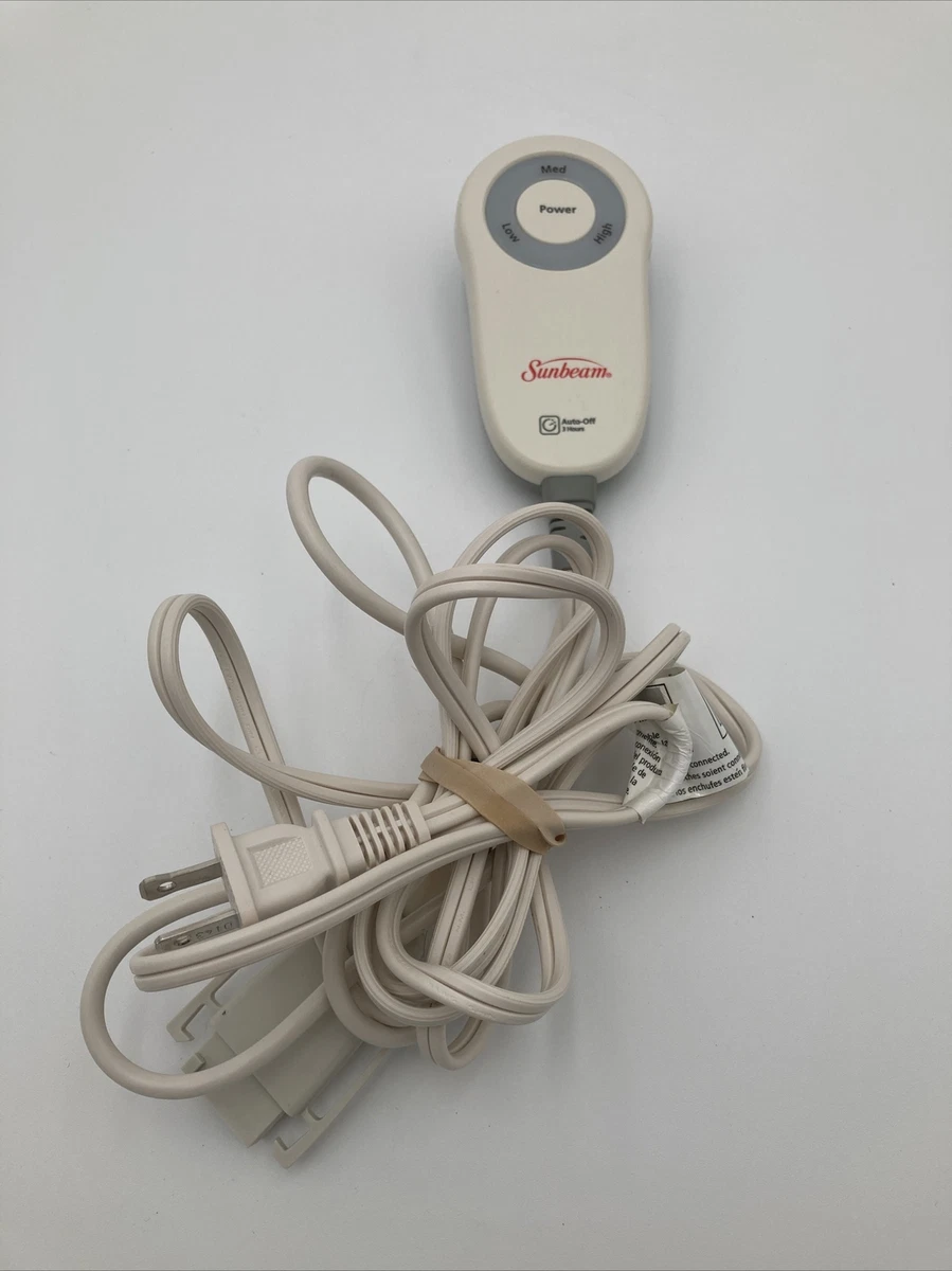 Sunbeam Electric Blanket Control M85AP 3 Prong Controller Tested