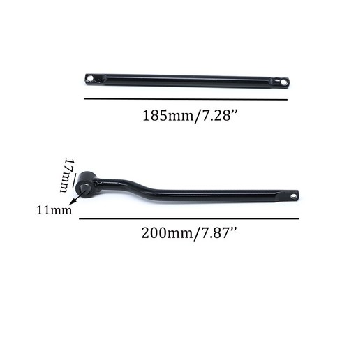 Chrome Universal Saddlebag Support Bar Bracket Motorcycle Dual Sport bike Bobber - Picture 2 of 7