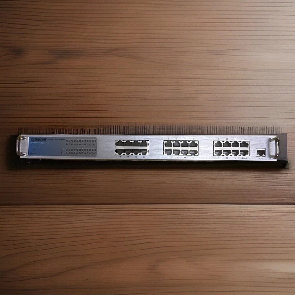 Kingston Pro Network Switch EtheRx Series 24 Port 10/100 Hub  KND24TX - Image 3 of 4