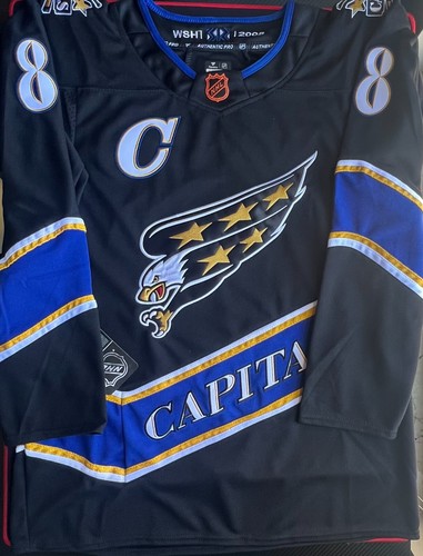 Washington Capitals #8 Alex Ovechkin Hockey Stitched Jersey Men's Size Large - 第 2/6 張圖片