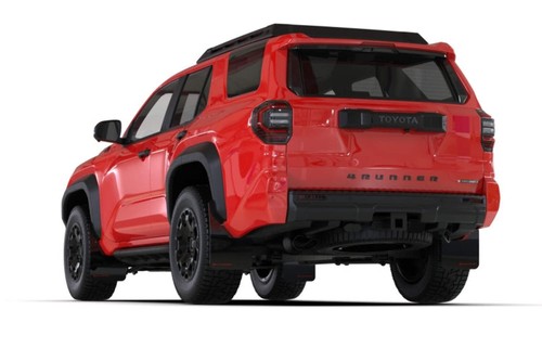 Rally Armor 2025+ Toyota 4Runner Black UR Mud Flap w/ Metallic Black Logo - Picture 12 of 14