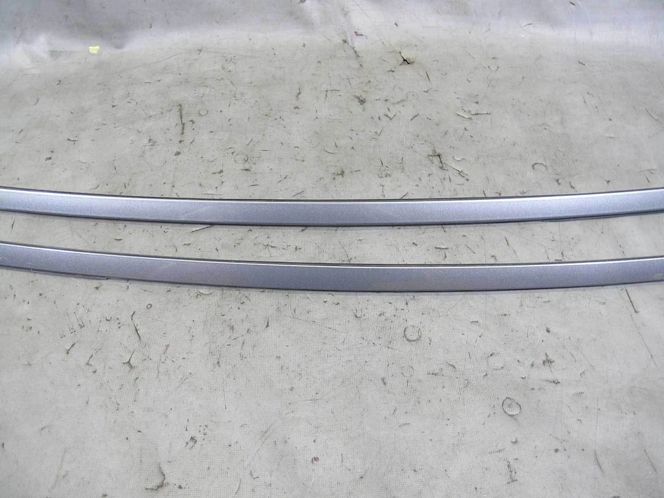 Tiras de embellecedores de techo canalón exterior BMW E63 serie 6 cupé gris espacial izquierda derecha OE Foto 3 de 4