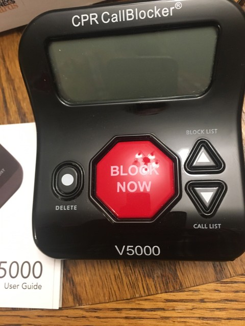 Call Blocker CPR V5000 Landline Block All Robocalls Nuisance Call Scam