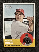 STEPHEN DREW #416 2012 Topps Heritage Baseball QTY Arizona Diamondbacks