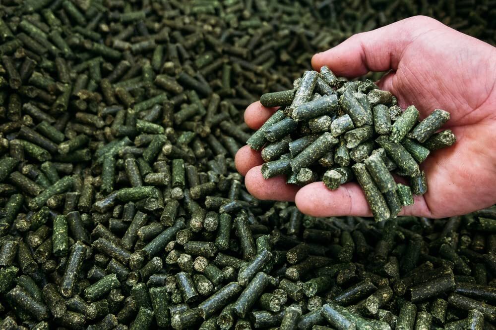 CZ Grain Alfalfa Pellets for Feeding - Guinea Pigs, Rabbits,