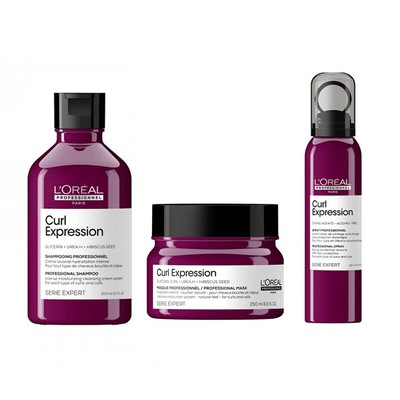 L'Oreal Kit curl Expression Professional shampoo+Maske+Spraydose