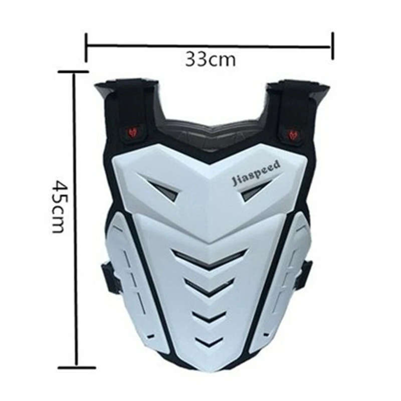 Motorcycle Armor Vest Chest Back Protection Jacket Wear Protective Gear Offroad  - Image 2 of 3