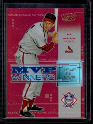 2004 Leaf MVP Winners Gold #1 Stan Musial /500