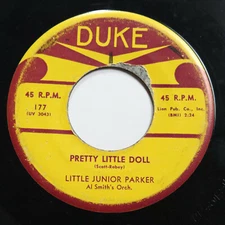 LITTLE JUNIOR PARKER - PRETTY LITTLE DOLL / PEACHES - SOUL 45