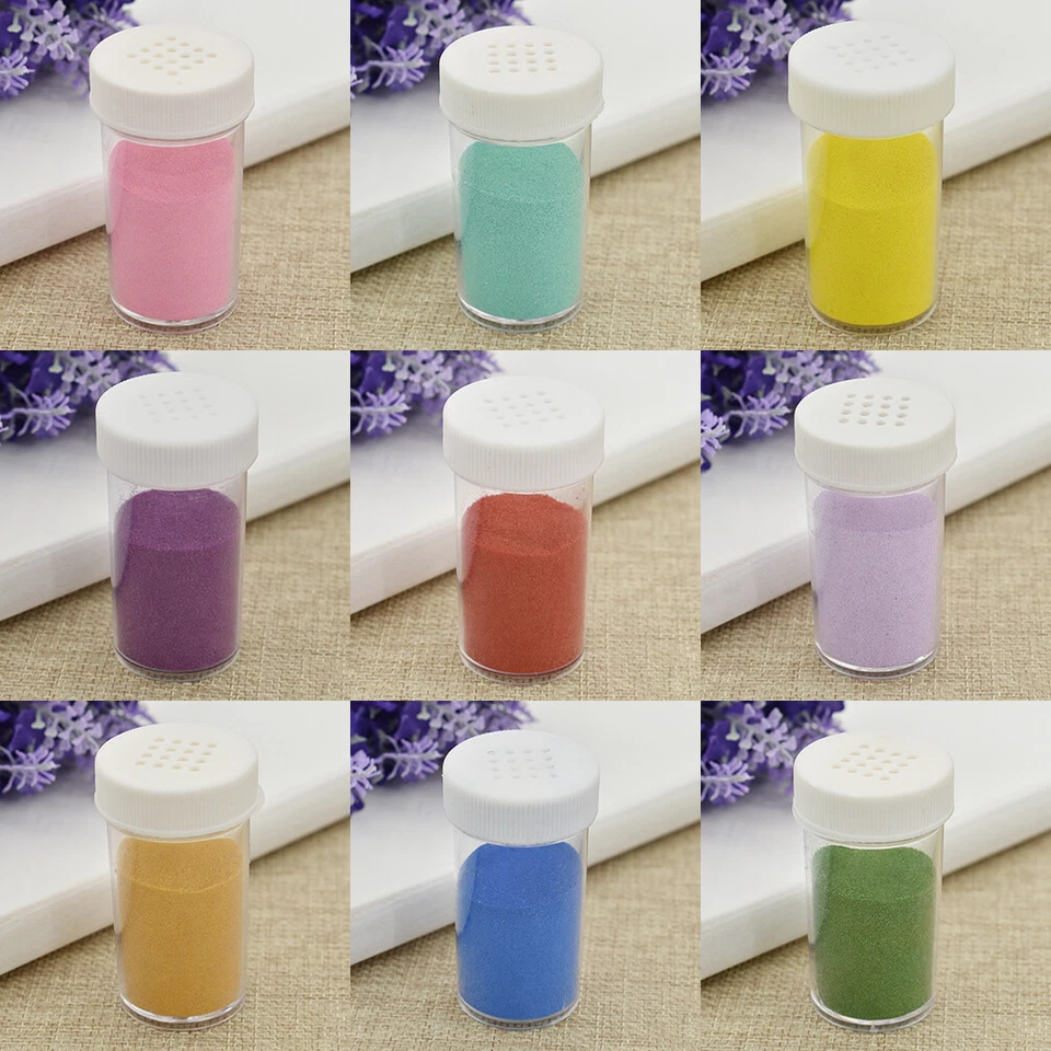 Álbum de recortes artesanal de papel adornos convexos de 30 ml en polvo Foto 2 de 4