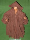 1/6 Jedi HOODED CLOAK ROBES Medium Brown ~ 12" Obi Wan Kenobi Clothing Star Wars