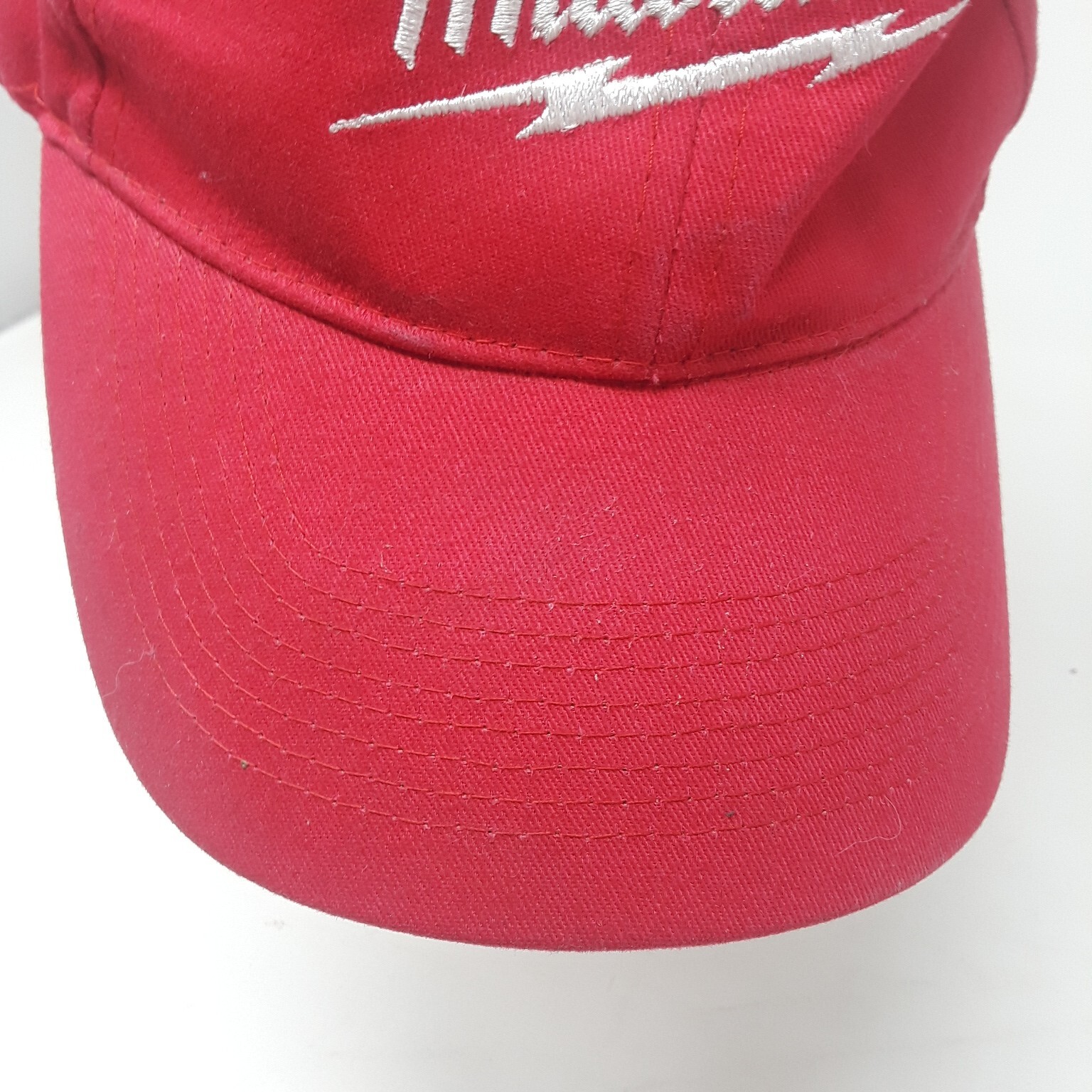 Milwaukee Hat Cap Strapback Red Adjustable Embroi… - image 8