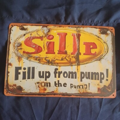 #ad #ad Metal Sign 8quot;X12quot; Wall Art Man Cave Garage Bar Gas Station Oil Gas Sille Gas $13.00