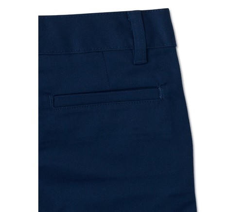 Wonder Nation Girls School Uniform Bermuda Shorts, Sizes 6 Navy Blue, NEW - Picture 2 of 3