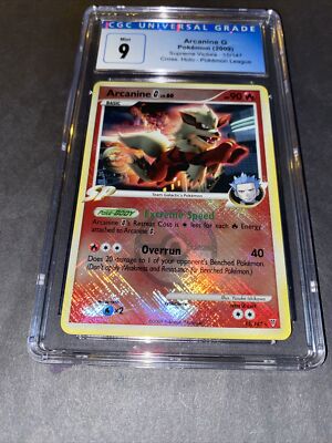 Arcanine G 15/147 Supreme Victors CrossHatch Holo Promo NM GRADED