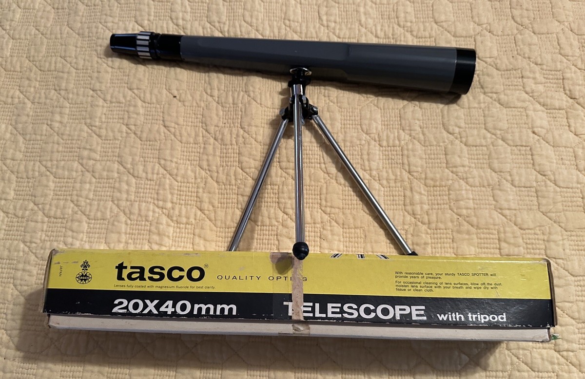 Vintage Tasco 20 X 40 mM Telescope Original Box -Japan Made