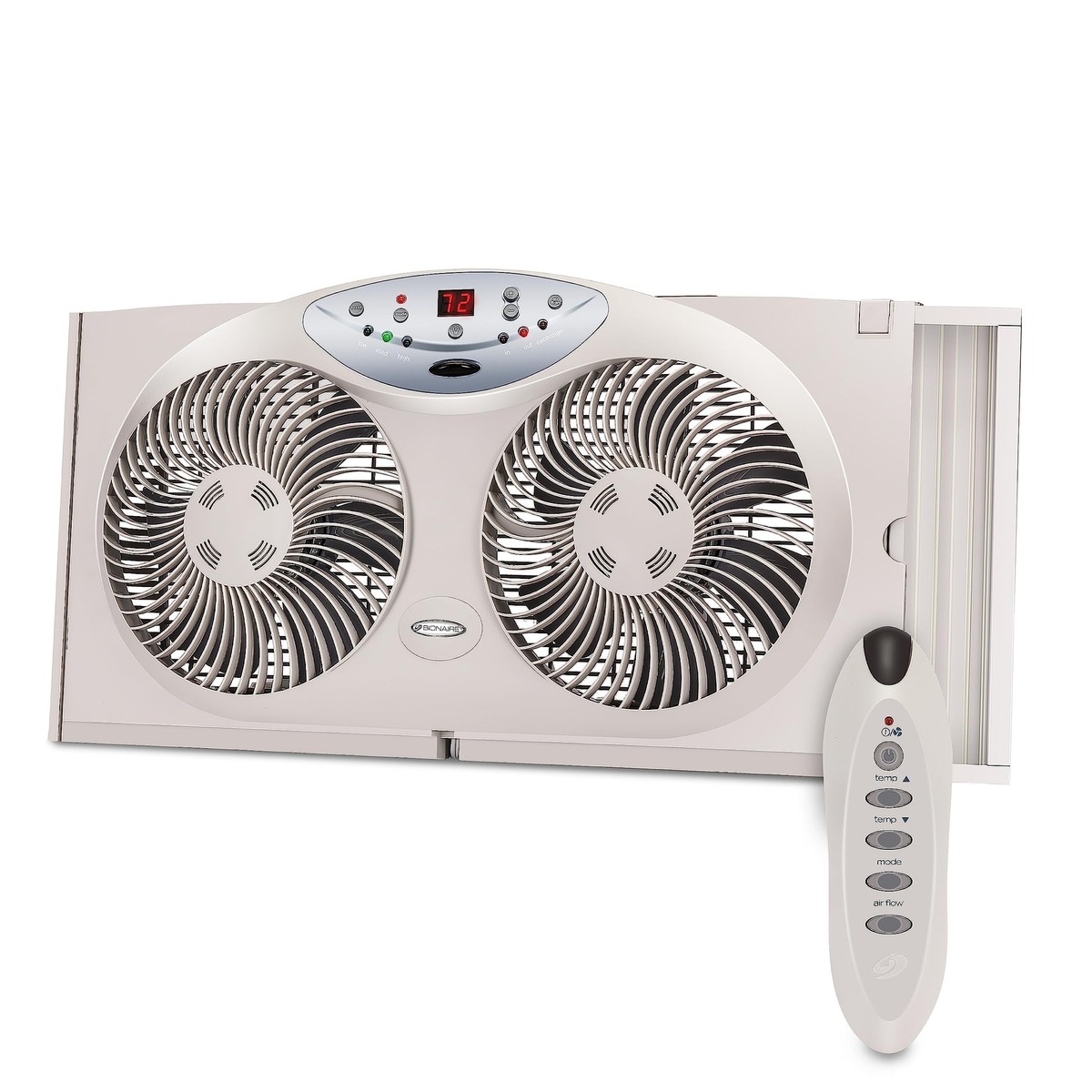 Bionaire Thin Window Fan with Manual Controls(BWF0502M-WM Bionaire Thin Window Fan with Manual Controls(BWF0502M-WM