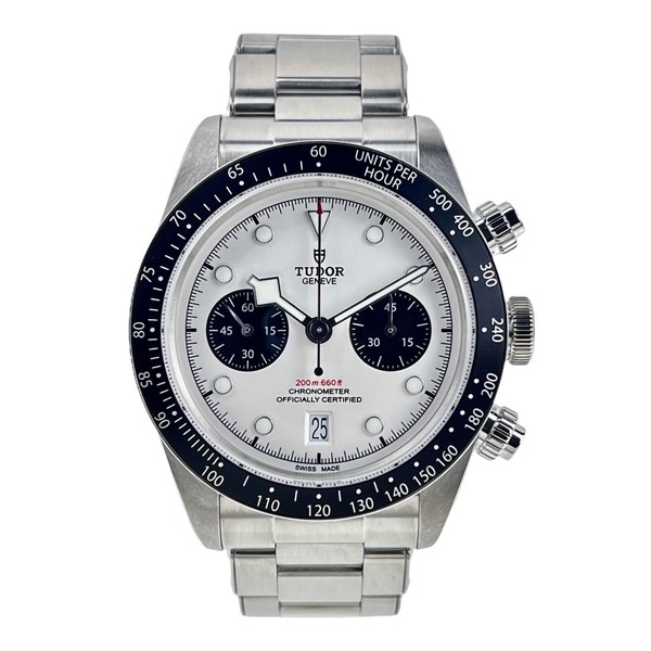 2023 Tudor Black Bay Chrono Steel Panda 41mm Automatic Mens Watch 79360N