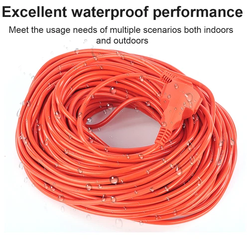 Verlängerungskabel Außen 10m-50m Gummikabel 230V Stromkabel Orange Outdoor IP44 - Bild 7 von 15