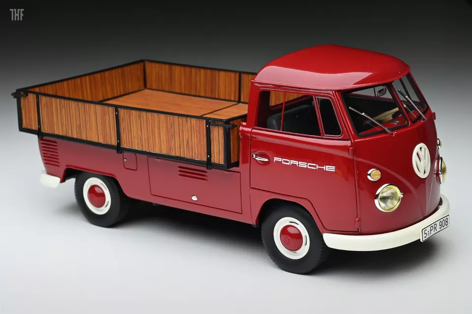 1/18 Premium Classixxs Volkswagen VW T1 TRANSPORTER Porsche Team pick-up-30075 - Image 4 of 4
