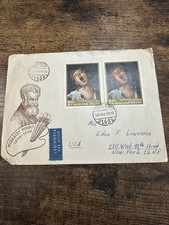 Hungary 1966 Art Stamps Cover to USA Munkacsy Painting Budapest Cancel