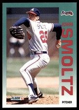 1992 Fleer John Smoltz Atlanta Braves #371