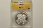 1885-CC Morgan Silver Dollar ANACS MS64
