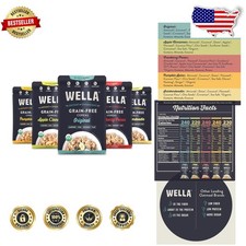 Organic Grain-Free Cereal Variety Pack 5ct - Paleo Gluten-Free Oatmeal Alter...