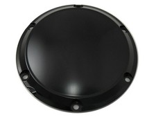 Black 6-Hole Smooth Derby Cover fits Harley Davidson