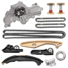 For 13-17 Ford Edge Taurus Lincoln MKS MKX 3.5L 3.7L Timing Chain Kit Water Pump