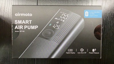 Airmoto Portable Smart Air Pump. Model No. BP198. New and Sealed Box!