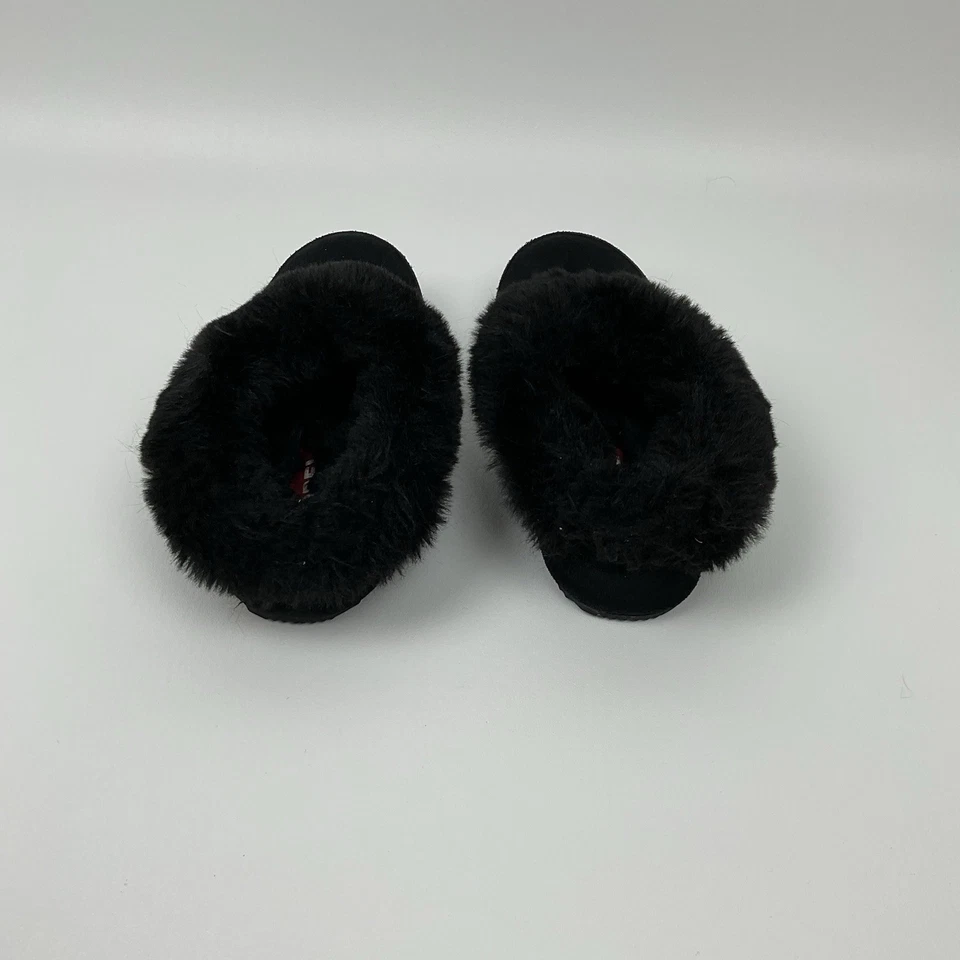 Sorel Mujer Negro Gamuza Imitación Piel Zueco Zapatillas Interior Exterior Invierno Zapatos 8 Foto 4 de 4