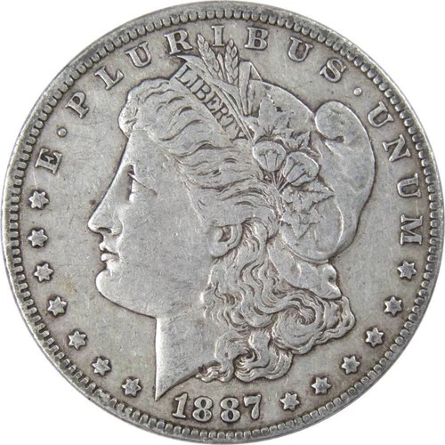1887 O Morgan Dollar VF Very Fine 90% Silver $1 US Coin Collectible