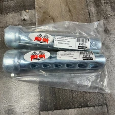 Pair of 8” LONG Exhaust Baffle for 2" OD Exhaust Pipes Tubing Mufflers Silencer