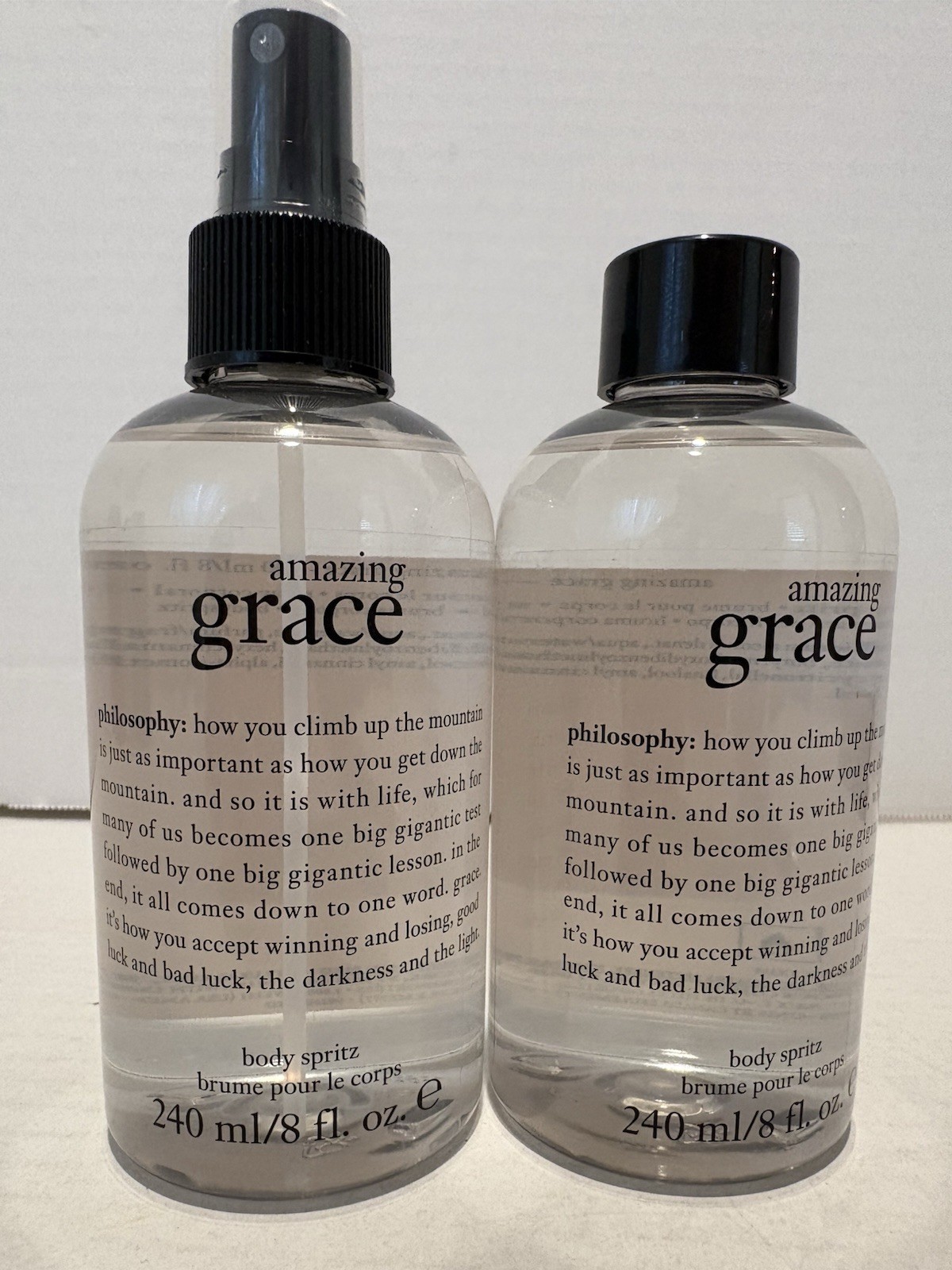 Philosophy Amazing Grace Body Spritz Set 8fl Oz RETIRED