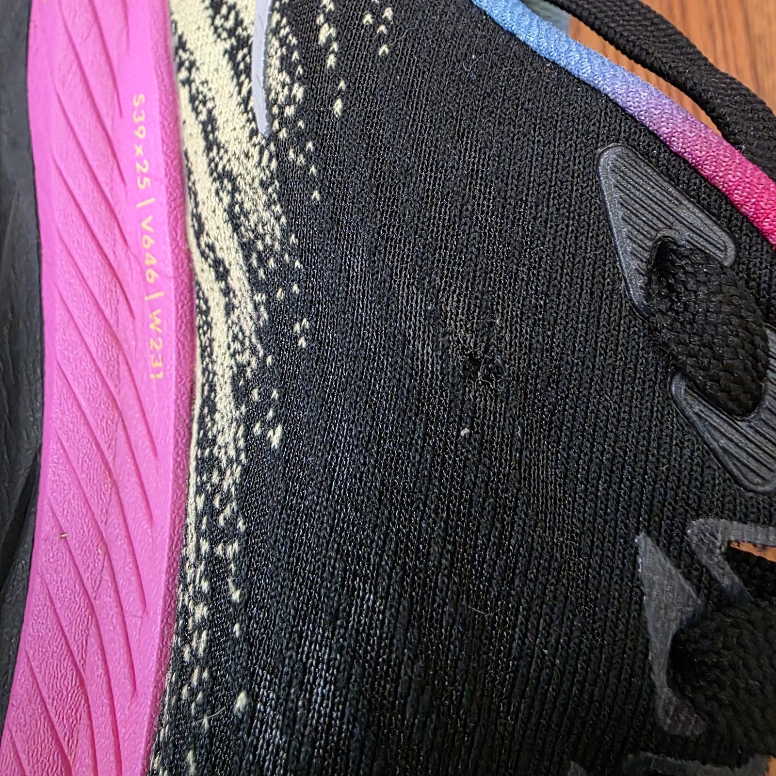 Hoka One One Mach 5 Black Rainbow Mens 11 Running Shoes Sneakers/See All Photos thumbnail 13