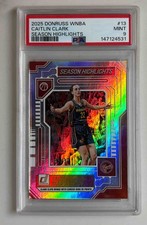 Caitlin Clark 2025 Panini Donruss WNBA Season Highlights /99 #13 Indiana PSA 9