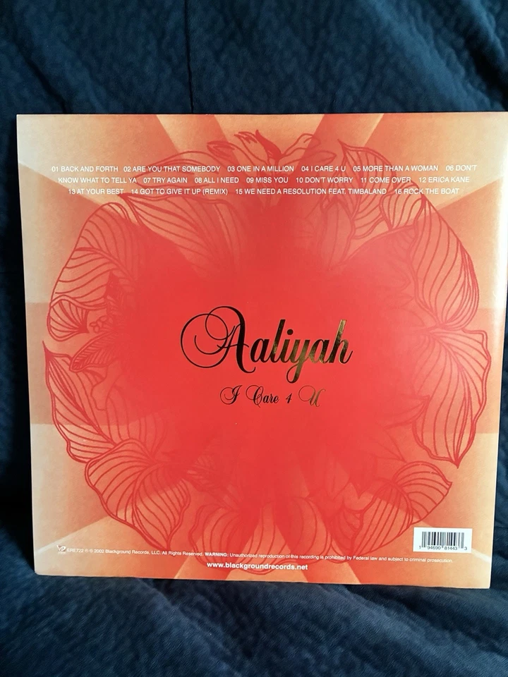 AALIYAH - I CARE 4 U BABY PINK VINYL (URBAN OUTFITTERS EXCLUSIVE) - Image 2 of 4